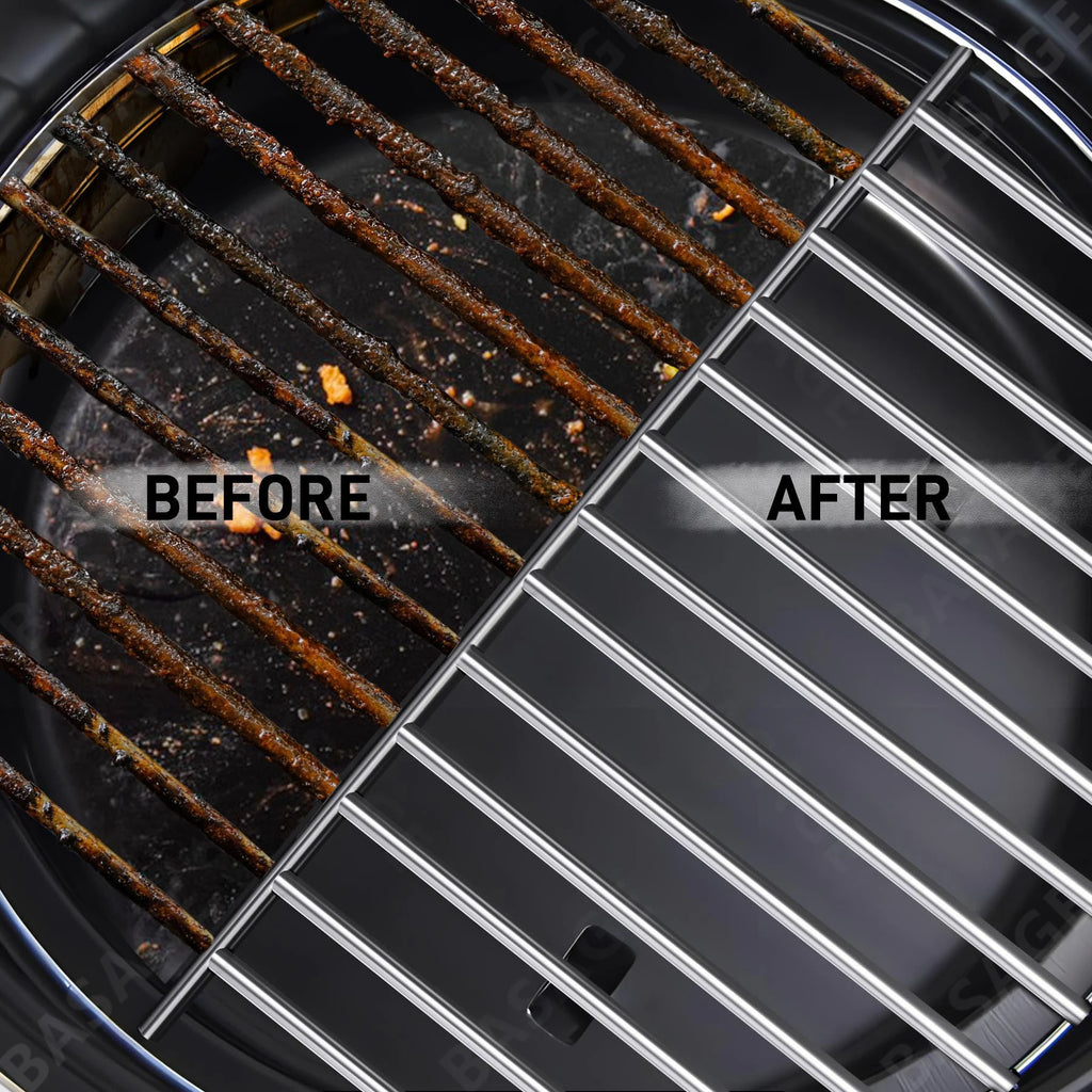 Veilige grillborstel - Borstelvrije BBQ-grillborstel - Roestbestendige roestvrijstalen barbecuereiniger - Geweldige grillaccessoires