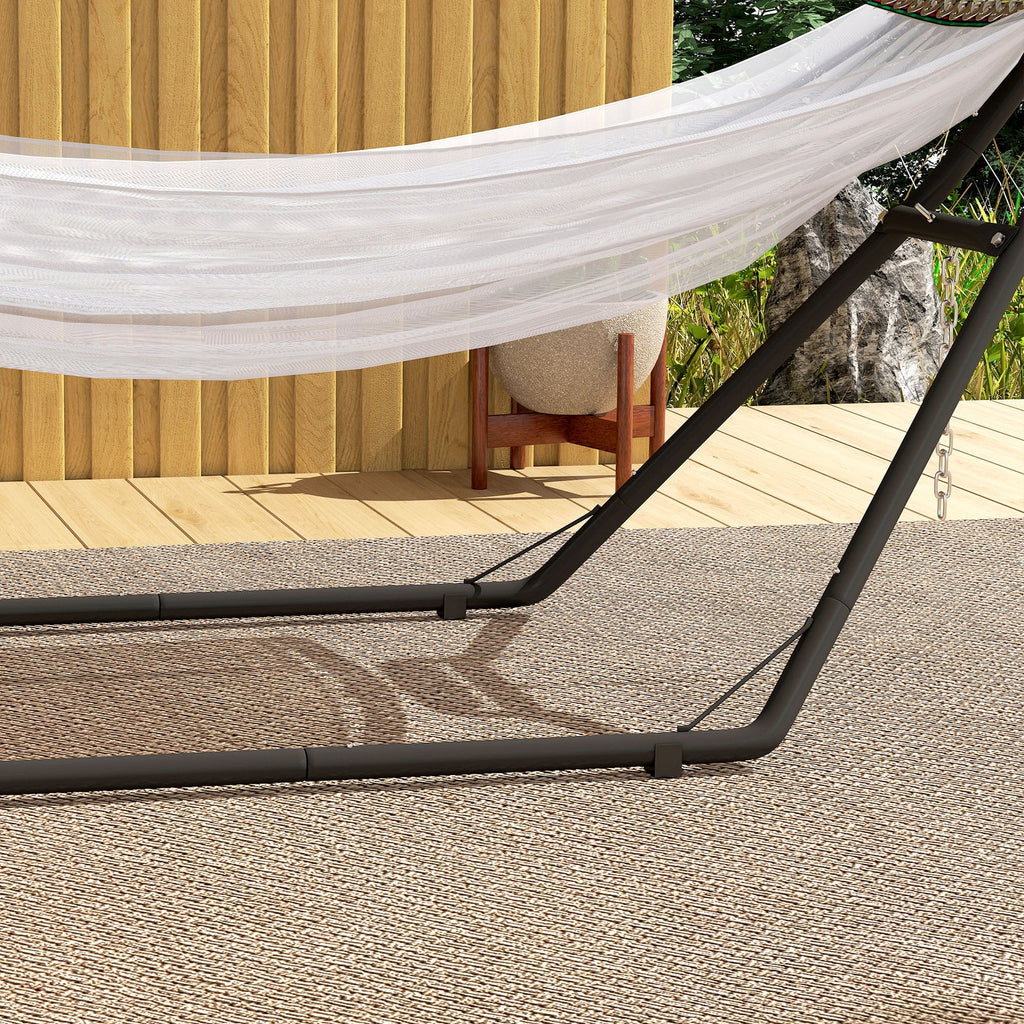9ft Hammock Stand Adjustable Hammock Frame for Indoor Outdoor, 150 kg Capacity