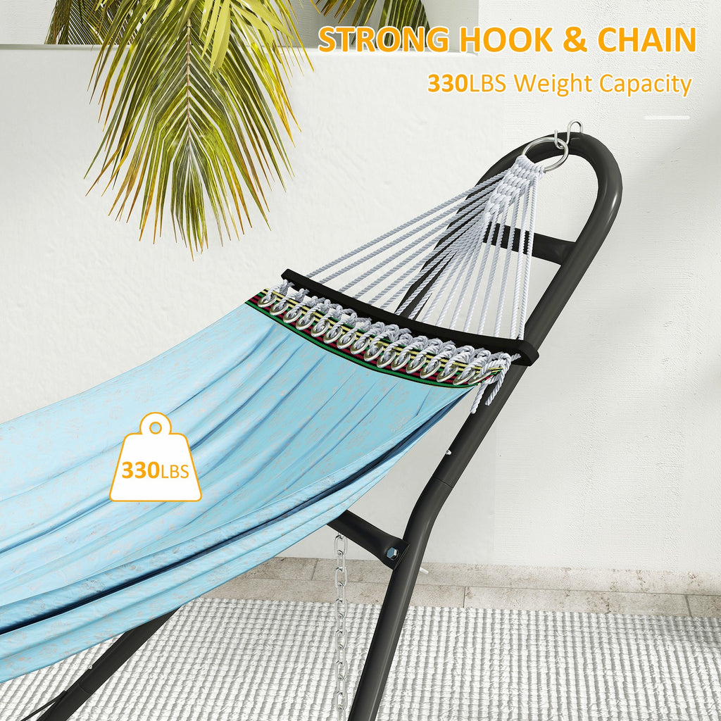 9ft Hammock Stand Adjustable Hammock Frame for Indoor Outdoor, 150 kg Capacity
