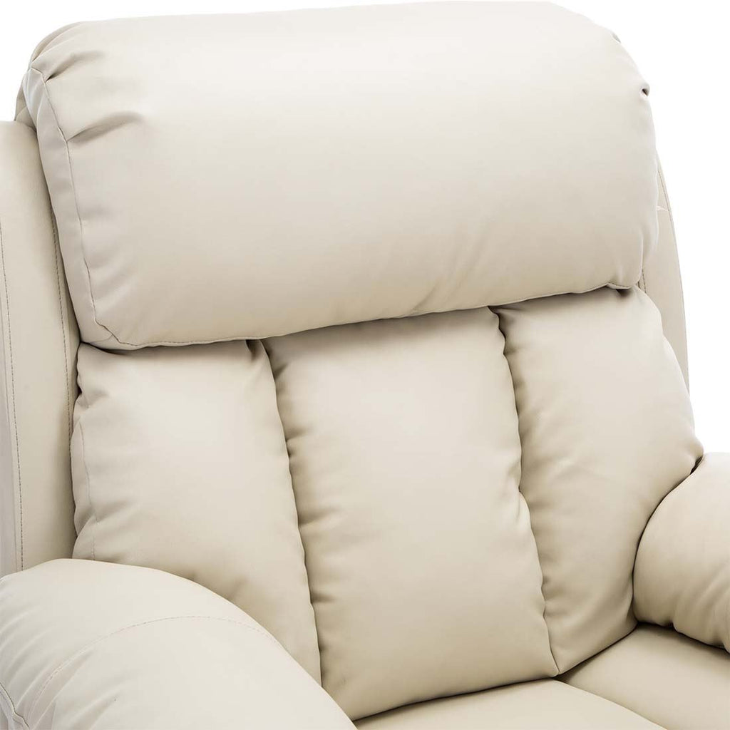 CHESTER DUAL MOTOR RISER ELECTRIC LEATHER RECLINER ARMCHAIR HEATED MASSAGE CHAIR