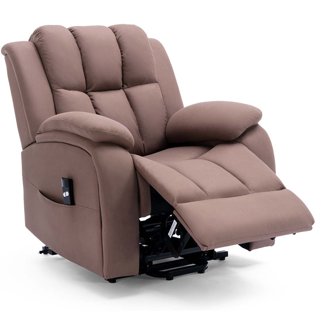Rise Recliner Chair Single Motor Lift Mobility Chair in Technology Fabric