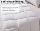 Dreamz Microfiber Quilt Doona Duvet Winter Summer Microfibre 250GSM All Size