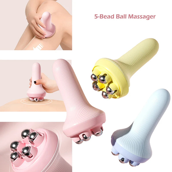 5-Bead Ball Massager Multifunctional Massage Roller Professional Pressotherapy