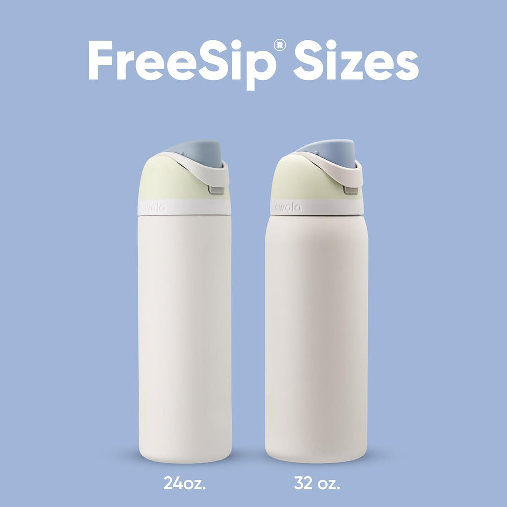 Owala FreeSip Insulated Stainless Steel Water Bottle with Straw for Sports and Travel, BPA-Free Sports Water Bottle, 32 oz, Candy Store