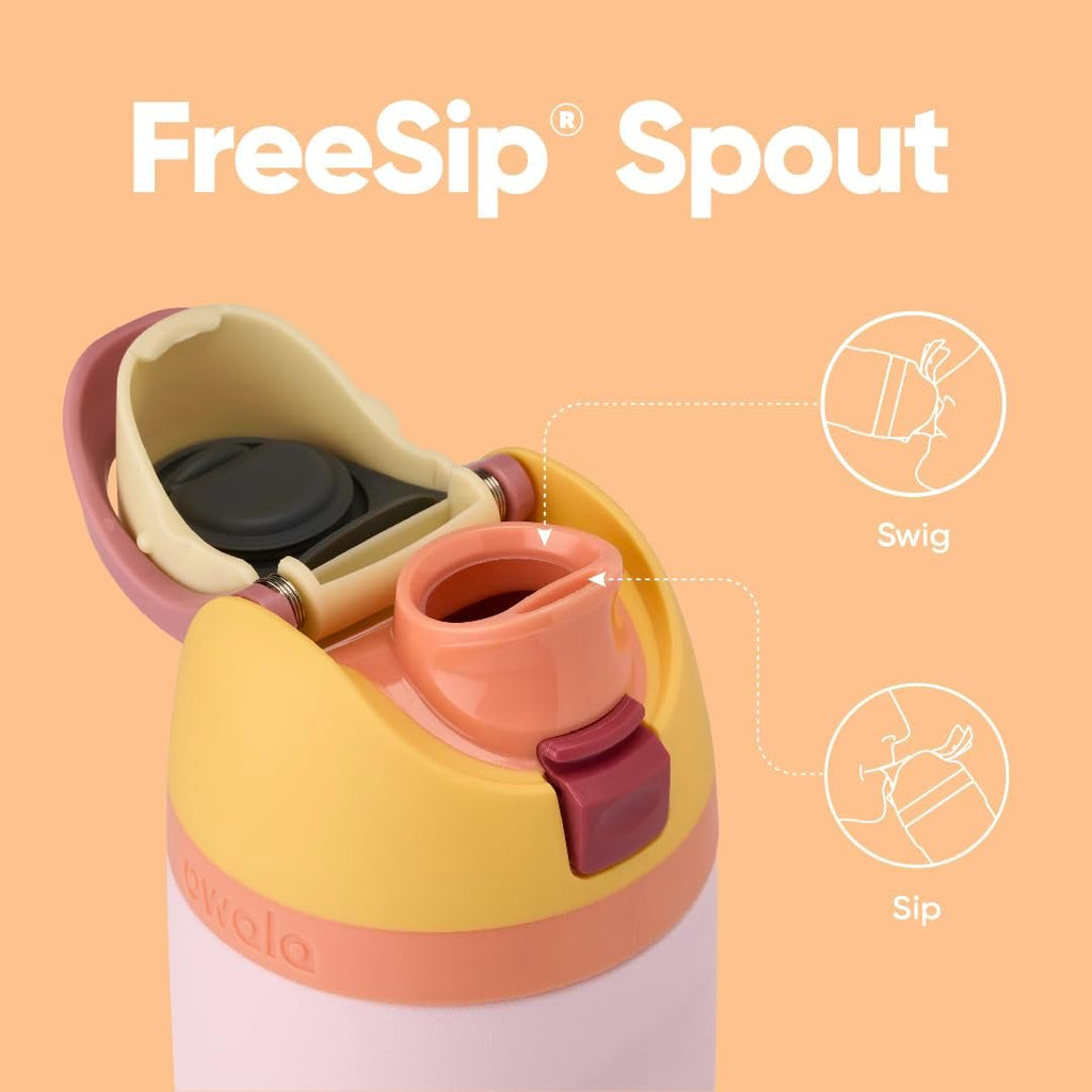 Owala FreeSip Insulated Stainless Steel Water Bottle with Straw for Sports and Travel, BPA-Free Sports Water Bottle, 32 oz, Candy Store