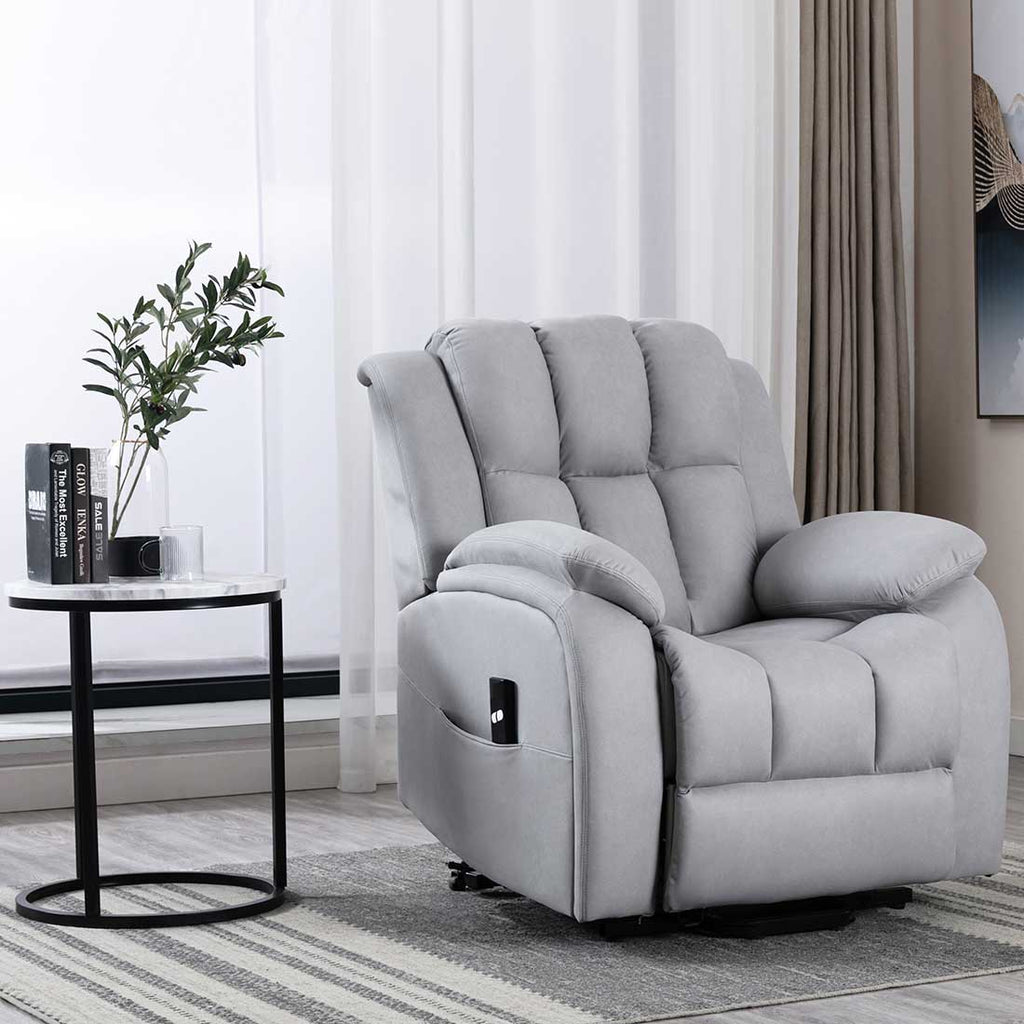 Rise Recliner Chair Single Motor Lift Mobility Chair in Technology Fabric