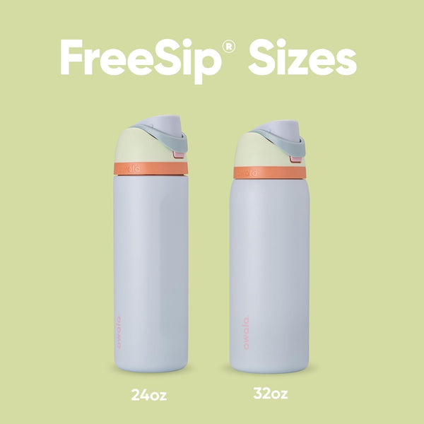 Owala FreeSip Insulated Stainless Steel Water Bottle with Straw for Sports and Travel, BPA-Free Sports Water Bottle, 32 oz, Candy Store