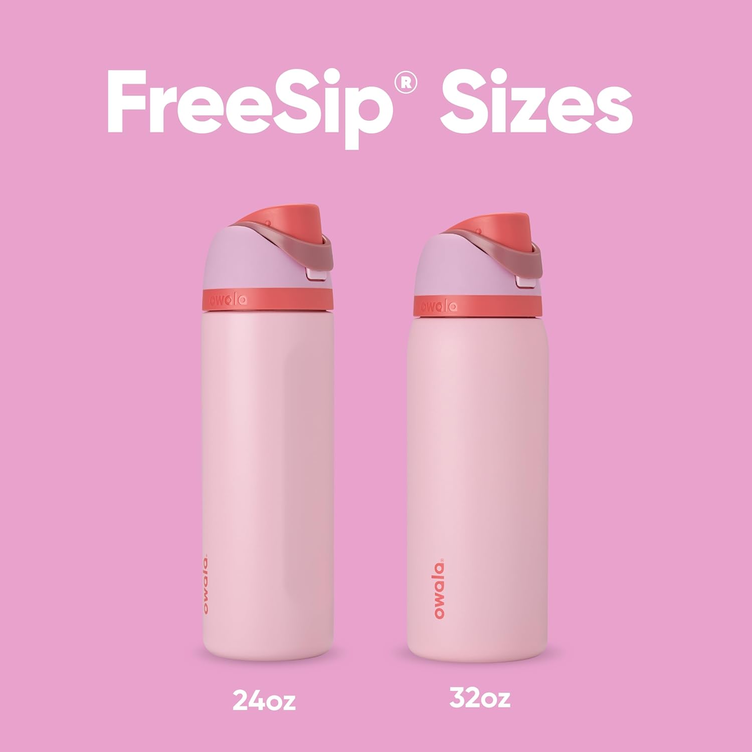 Owala FreeSip Insulated Stainless Steel Water Bottle with Straw for Sports and Travel, BPA-Free Sports Water Bottle, 32 oz, Candy Store