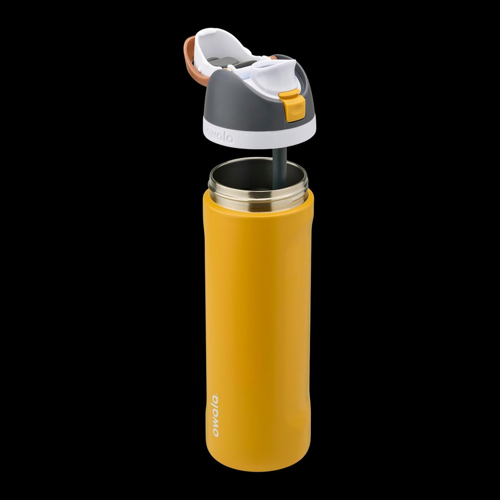 Owala FreeSip Insulated Stainless Steel Water Bottle with Straw for Sports and Travel, BPA-Free Sports Water Bottle, 32 oz, Candy Store