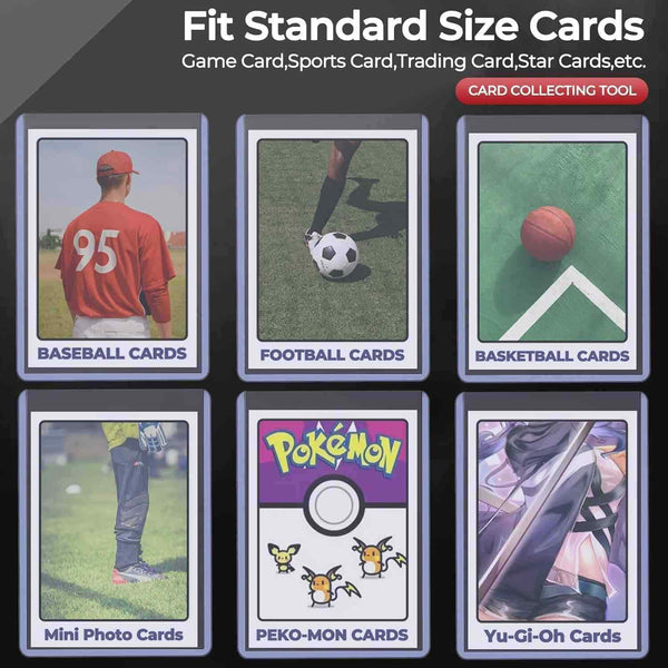 100/200/500/1000/2000CT Standard 3"x4" Toploaders For 35pt Trading Sports Cards