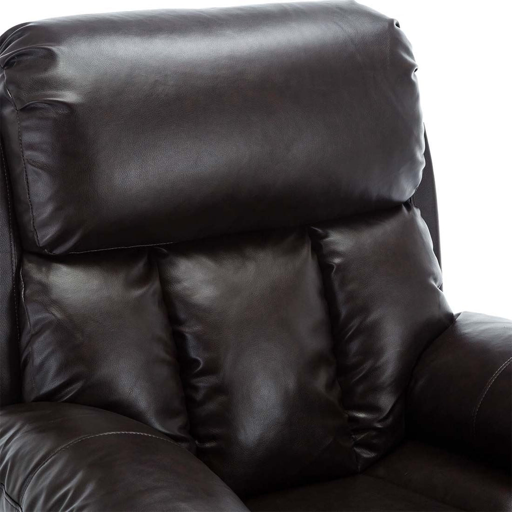 CHESTER DUAL MOTOR RISER ELECTRIC LEATHER RECLINER ARMCHAIR HEATED MASSAGE CHAIR