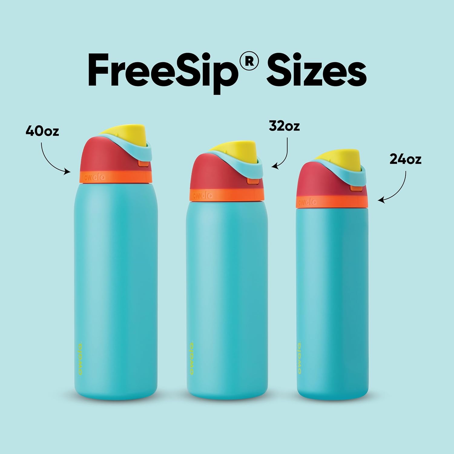Owala FreeSip Insulated Stainless Steel Water Bottle with Straw for Sports and Travel, BPA-Free Sports Water Bottle, 32 oz, Candy Store