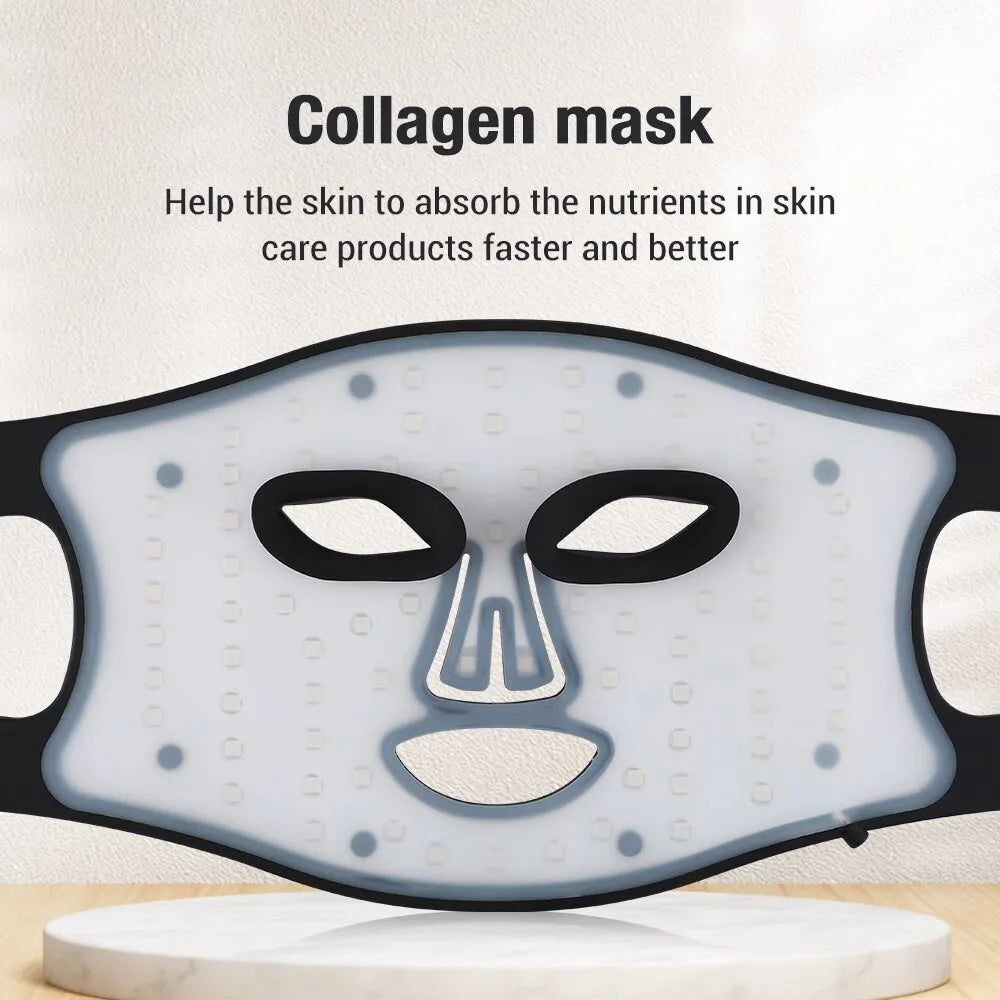 72 LED Photon Beauty Mask Instrument USB elektronische Maske Verjüngung hellt feine Linien aufhellen Hautton Reparatur Haut