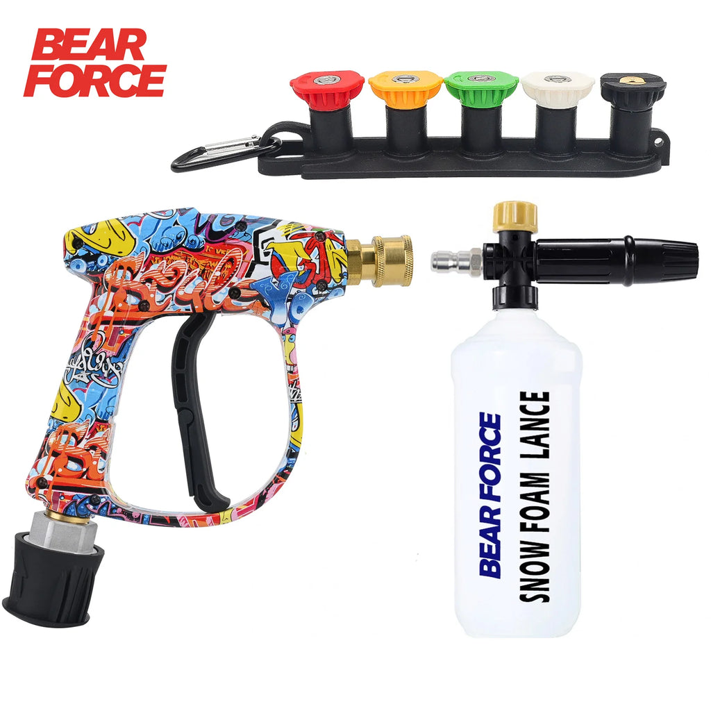 Pressure Washer Water Gun for Car Cleaning Hose Connector For Karcher Nilfisk Parkside Bosch Quick Connector Nozzles