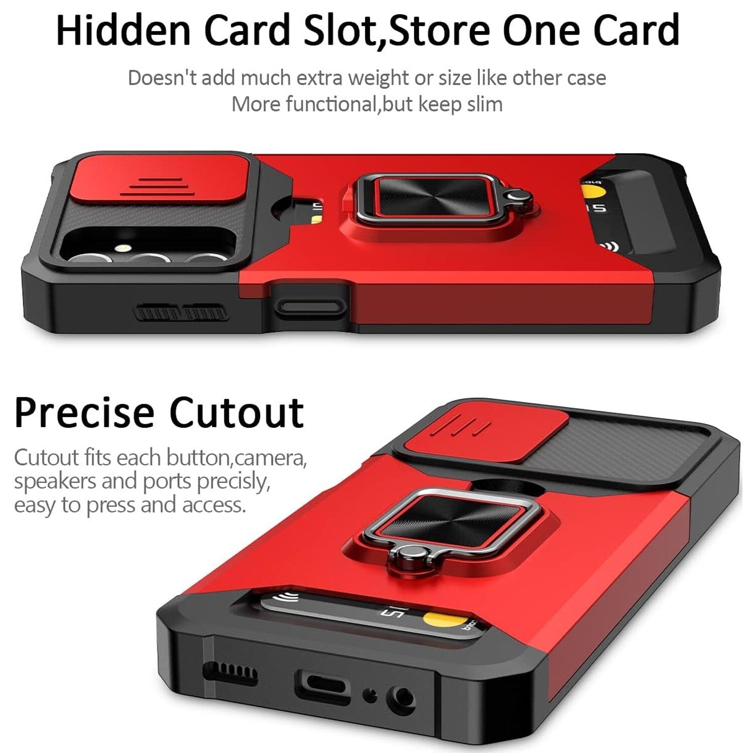 For Motorola Moto G Play 2024 Case Phone Cover Shockproof +Tempered Glass Screen