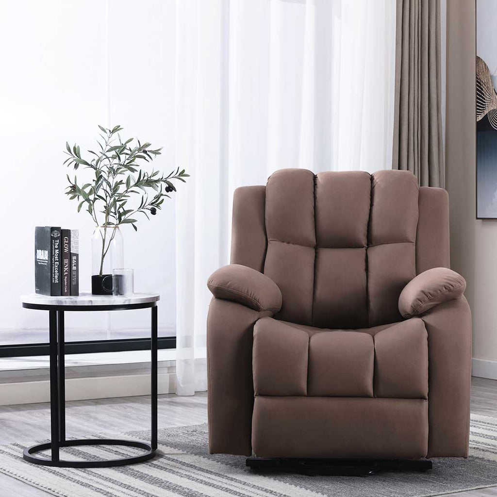 Rise Recliner Chair Single Motor Lift Mobility Chair in Technology Fabric