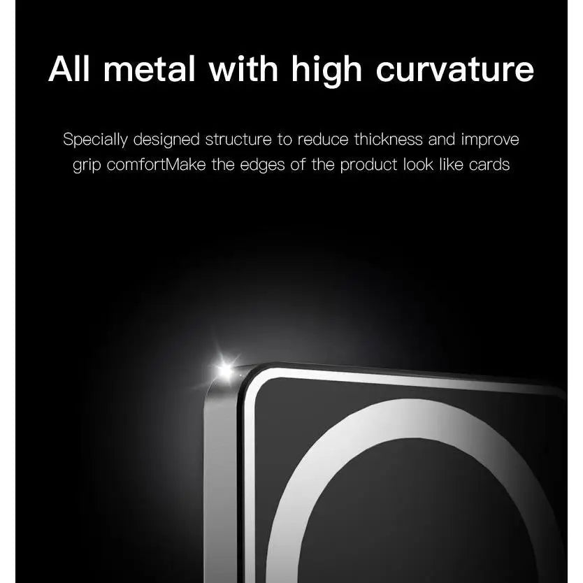 10000mAh Magnetic Wireless Power Bank with USB-C Interface Portable Battery Pack for iPhone for Wireless Charging