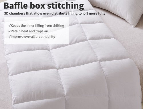Dreamz Microfiber Quilt Doona Duvet Winter Summer Microfibre 250GSM All Size