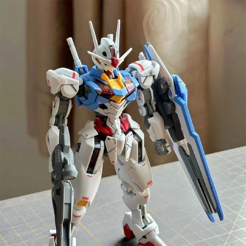 BANDAI Gundam HG The Witch of Mercury Aerial 1:144 Kit de modelo Original de Gundam, juguetes para regalo de Navidad, ensamblar el modelo de juguete