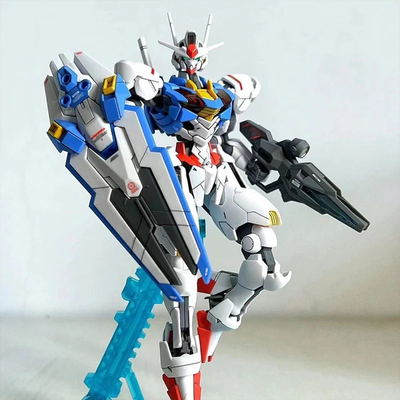 BANDAI Gundam HG The Witch of Mercury Aerial 1:144 Kit de modelo Original de Gundam, juguetes para regalo de Navidad, ensamblar el modelo de juguete