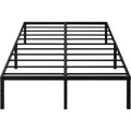 Bed Frame 18 Inch High Metal Mattress Foundation Platform, Sturdy Steel Plate Bracket, No Need for Box Springs, Easy To Assemble