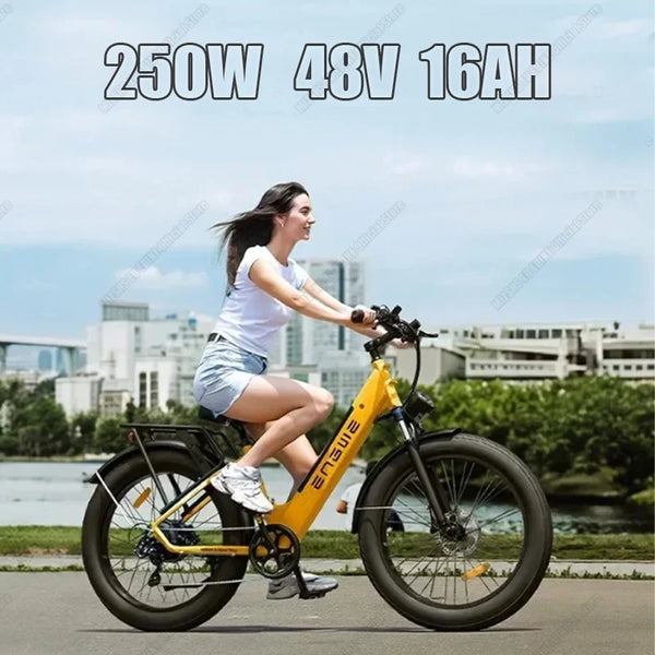 Electric Bike ENGWE E26 250W Motor 48V16AH Lithium Battery City Trip off-road E-Bike 26 inch Tire Mountain snow Electric Bicycle