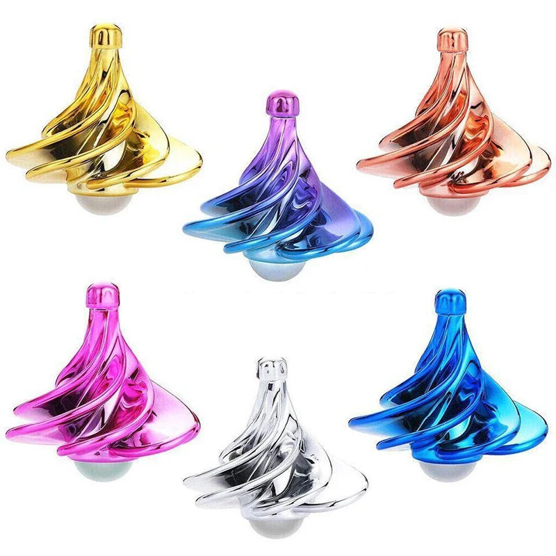 Funny Desk Wind BlowingToy Rotating Pocket Toy Fidget Kinetic Spinner Adult Stress Relief Toys For Children Birthday Xmas Gift
