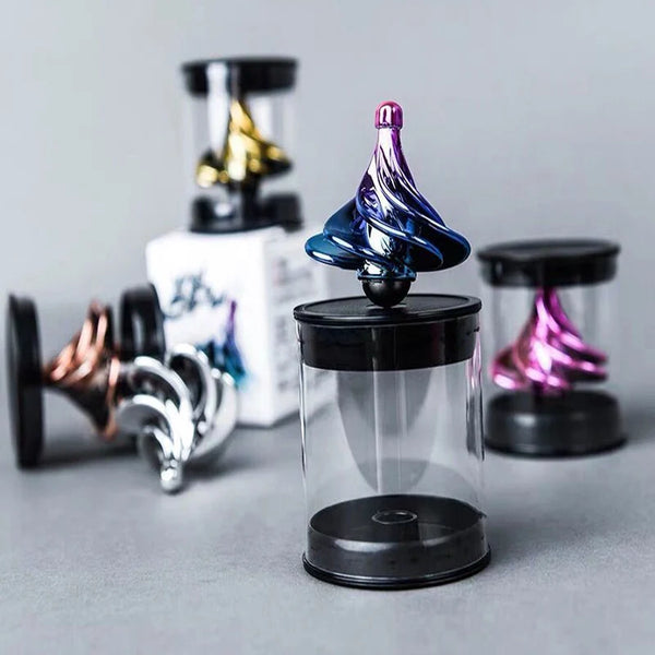 Funny Desk Wind BlowingToy Rotating Pocket Toy Fidget Kinetic Spinner Adult Stress Relief Toys For Children Birthday Xmas Gift