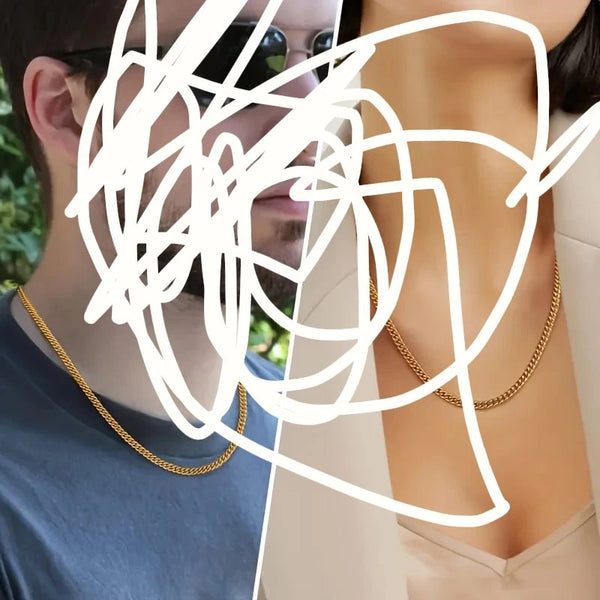 5mm Cuban Link 18K Real Gold Plated Miami Cuban Curb Necklace Hip Hop Jewelry 16/18/20/22/24 Inch Neck Chains for Men Women