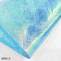 0.4mm Lizard Pattern PVC Fabric Waterproof Holographic Embossed PVC Film for Bags