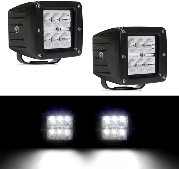 12V 24V Latest Classic Model Car Led Cube Light 18w Offroad Led Light Pod 6000k WATERPROOF IP67 WORK Light for Truck