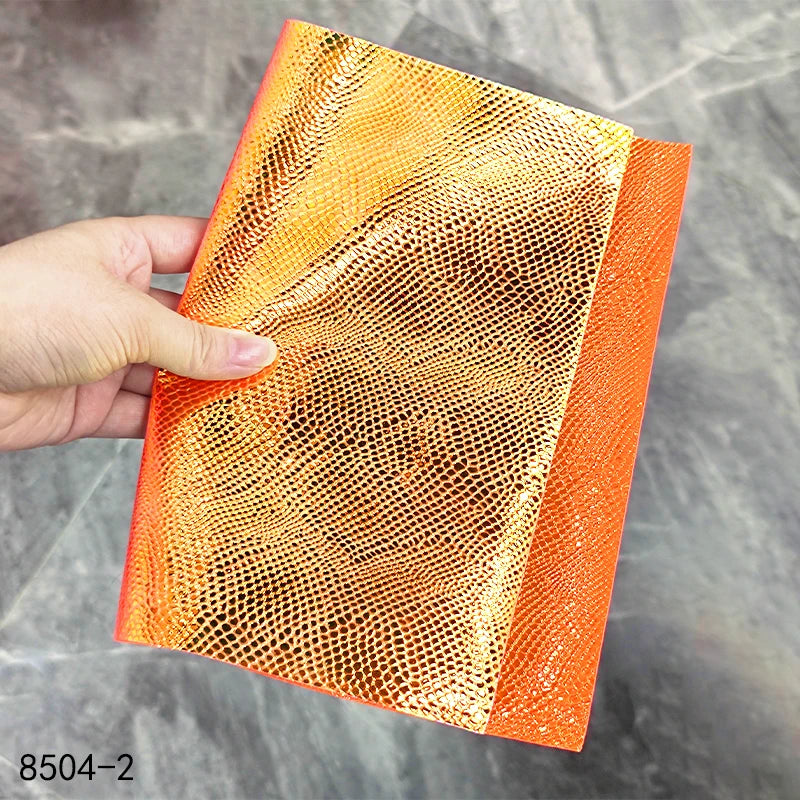 0.4mm Lizard Pattern PVC Fabric Waterproof Holographic Embossed PVC Film for Bags