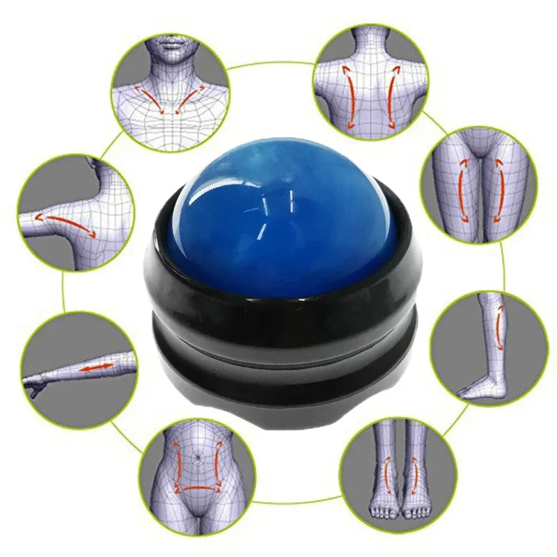 Massage Roller Ball Massager Body Therapy Foot Back Waist Hip Relaxer Stress Release Muscle Relaxation Balls Body Massager