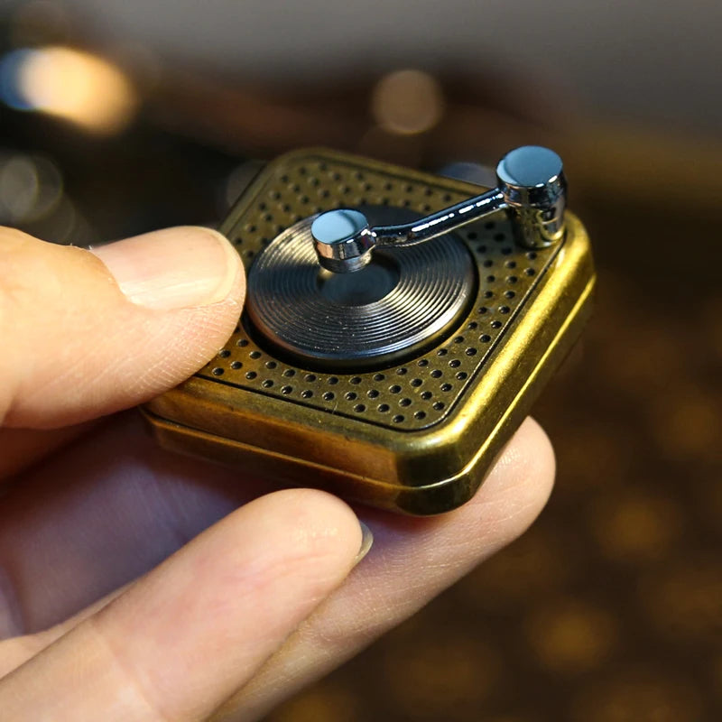 Multiplay EDC Fidget Slider CD Player Fidget Spinner Magnetic Push Slider Hand Spinner Adults Gifts Fidget Toys