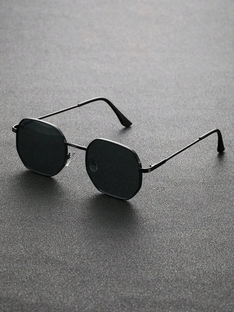 1/2 PCS Unisex Geometric Metal Frame Temperament Fashion Glasses For Outdoor Travel Driving Daily Life Accessories