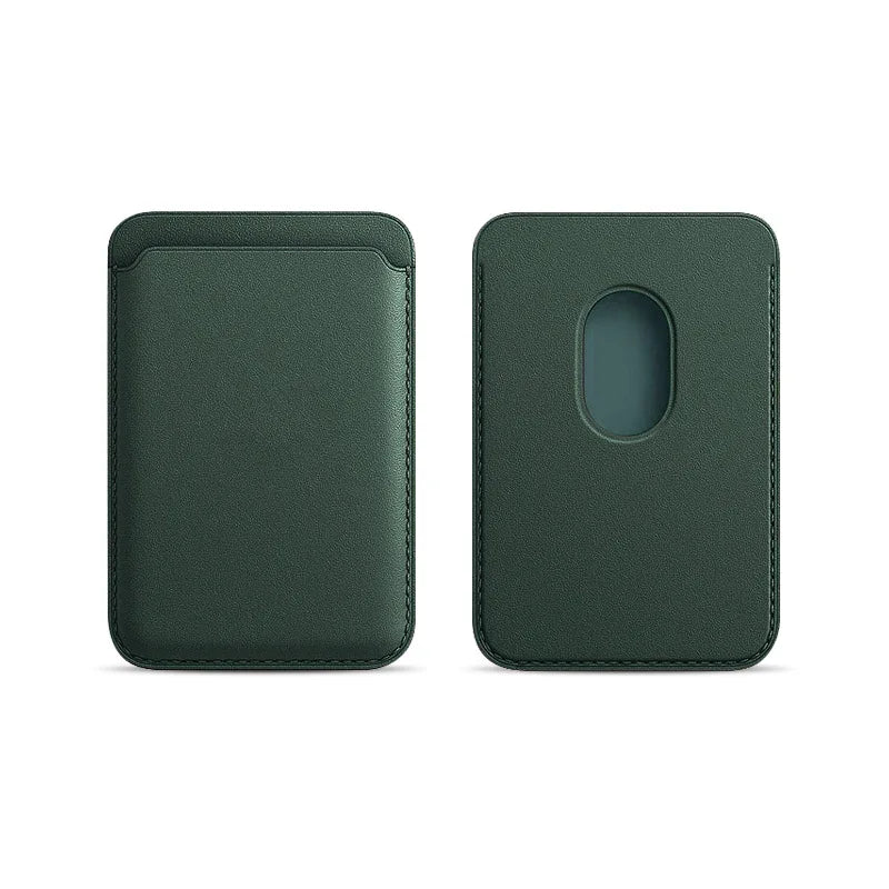 For Magsafe Magnetic Luxury Leather Card Holder Wallet Case For iPhone 14 Pro Max 13 12 Phone Bag Cover Adsorption Accessories