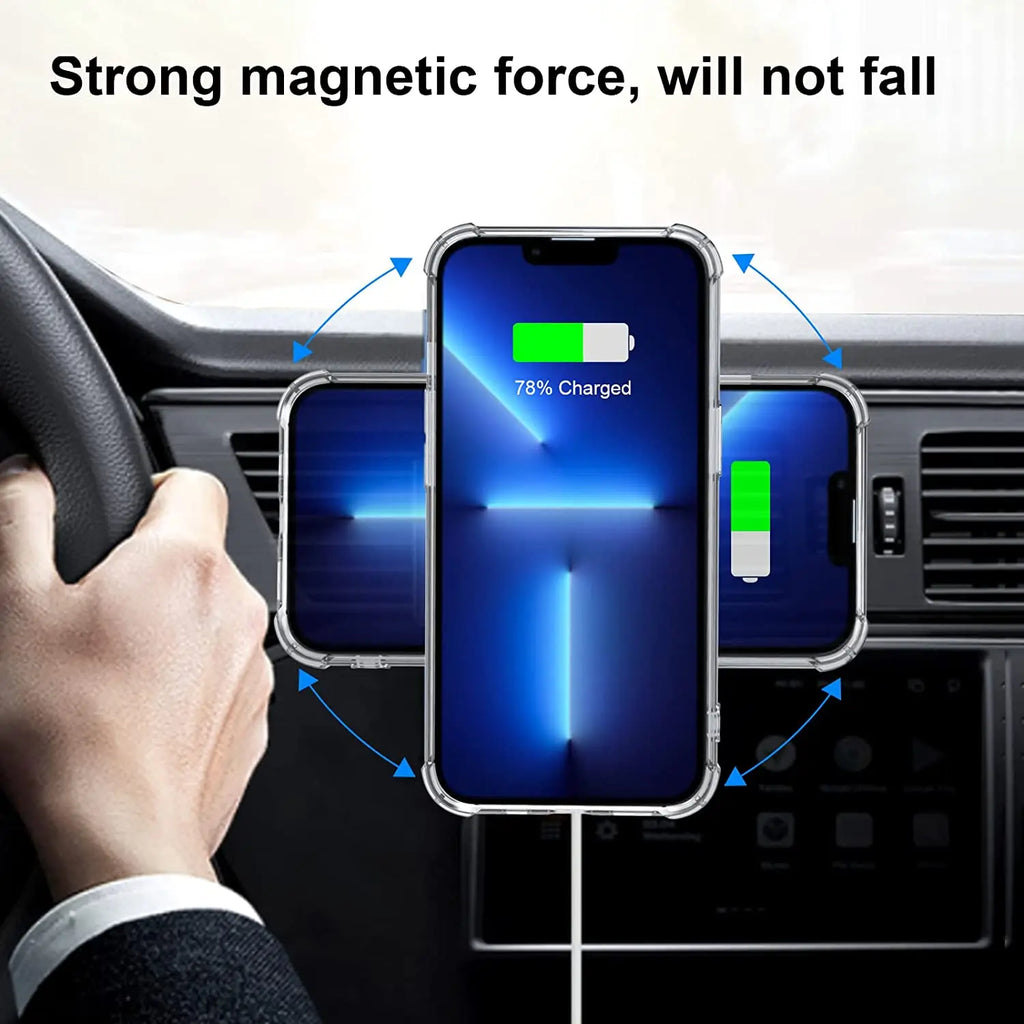 1-5pcs for Magsafe Magnetic Metal Ring for IPhone 14 13 Pro Max Magnet Adsorption for Samsung Huawei Xiaomi Wireless Iron Sheet