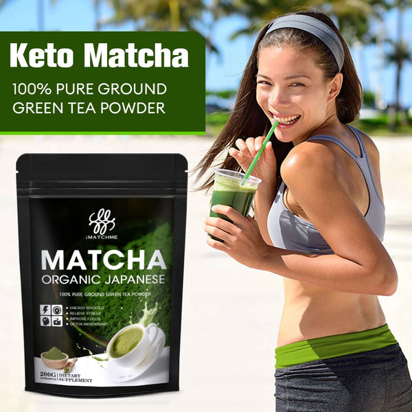 Healthy Ketogenic Diet Matcha for Adults Provide Energy, Relief Constipation and Bloating, Colon Cleansing, Weight Management