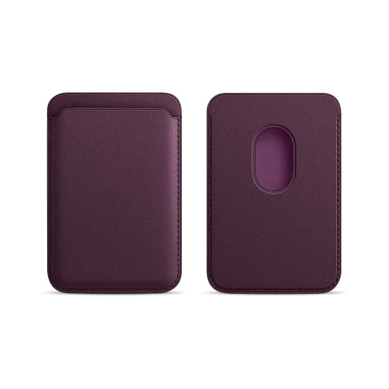 For Magsafe Magnetic Luxury Leather Card Holder Wallet Case For iPhone 14 Pro Max 13 12 Phone Bag Cover Adsorption Accessories