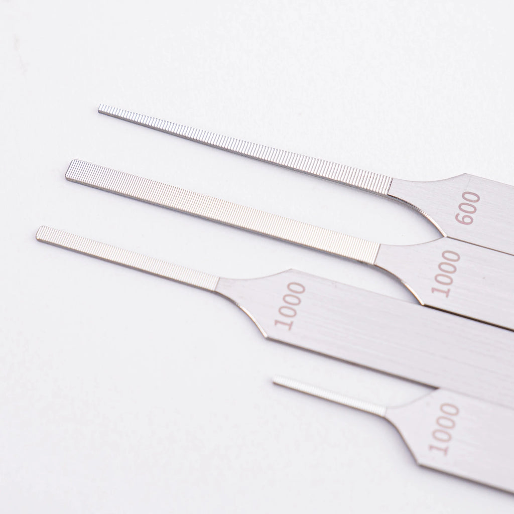 SIMON TOOLS Double Sided Stainless Steel Model Grinding Files