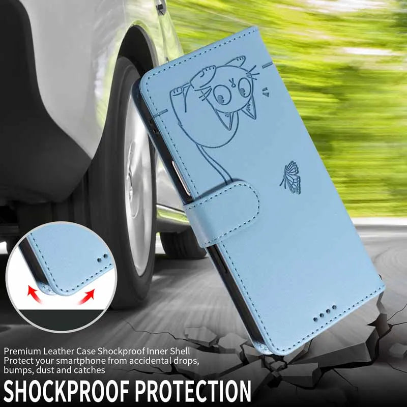 Leather Case For Realme 13 14 Pro Plus 12 11 10 9 8 8i 9i 14X 14T 14Pro 4G 5G Cover Magnetic Flip Wallet Holder Protect Coque