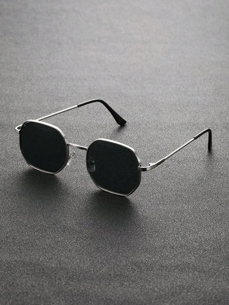1/2 PCS Unisex Geometric Metal Frame Temperament Fashion Glasses For Outdoor Travel Driving Daily Life Accessories