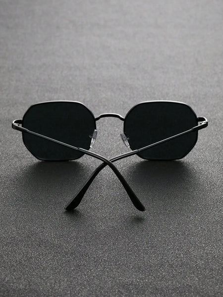 1/2 PCS Unisex Geometric Metal Frame Temperament Fashion Glasses For Outdoor Travel Driving Daily Life Accessories