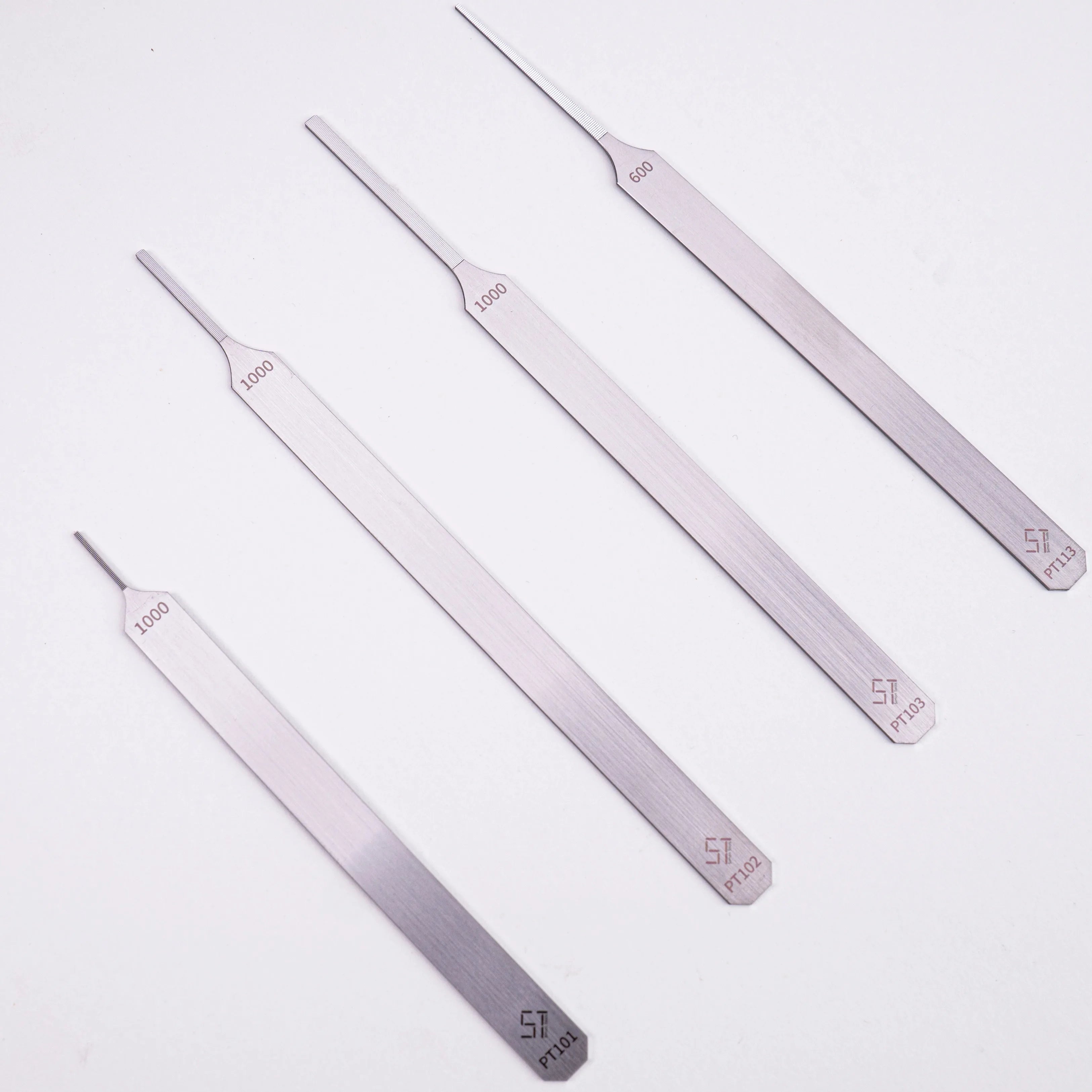 SIMON TOOLS Double Sided Stainless Steel Model Grinding Files