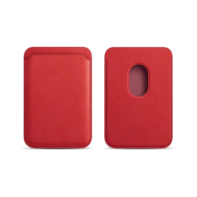 For Magsafe Magnetic Luxury Leather Card Holder Wallet Case For iPhone 14 Pro Max 13 12 Phone Bag Cover Adsorption Accessories
