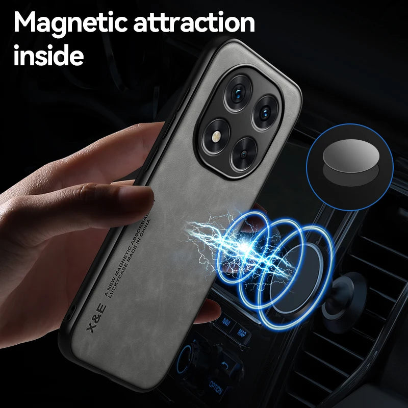 Shockproof Case for Redmi Note 14 Pro 5G 4G Note 14 Pro+ Plus Protective Cover Magnetic Car Holder Phone Coque Fundas Capa