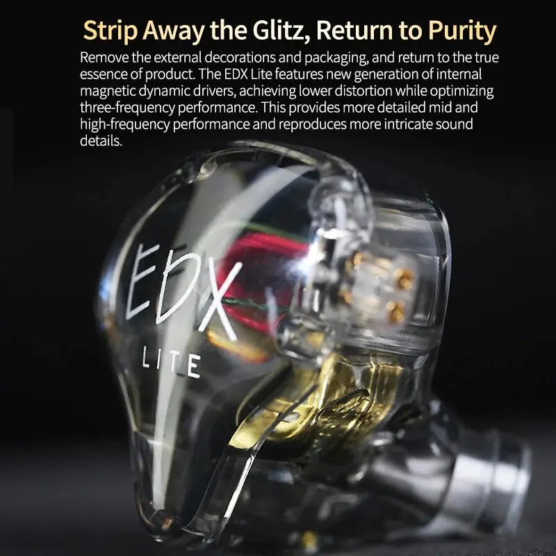 KZ EDX Lite HIFI Bass Earphones