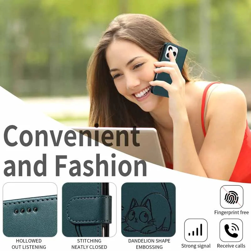 Leather Case For Realme 13 14 Pro Plus 12 11 10 9 8 8i 9i 14X 14T 14Pro 4G 5G Cover Magnetic Flip Wallet Holder Protect Coque