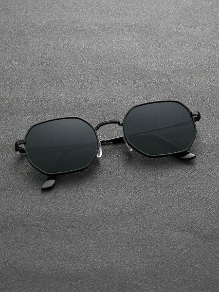 1/2 PCS Unisex Geometric Metal Frame Temperament Fashion Glasses For Outdoor Travel Driving Daily Life Accessories