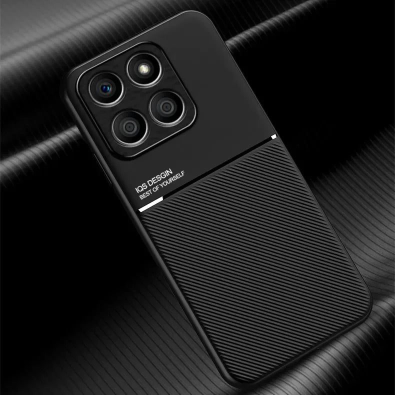Rugged Non-Slip Portective Case for Honor 200 Smart X6c X7c X8c X6b X8b Cover Car Magnetic Suction Holder Coque Fundas Capa